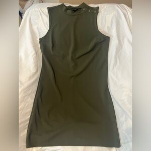 Banana Republic Forest Green Sleeveless Dress